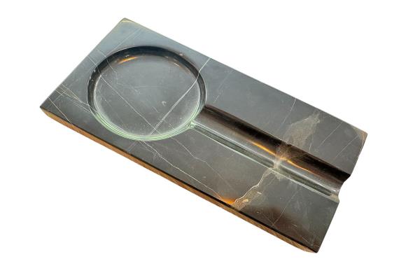 Black Marble Cigar Ashtray
